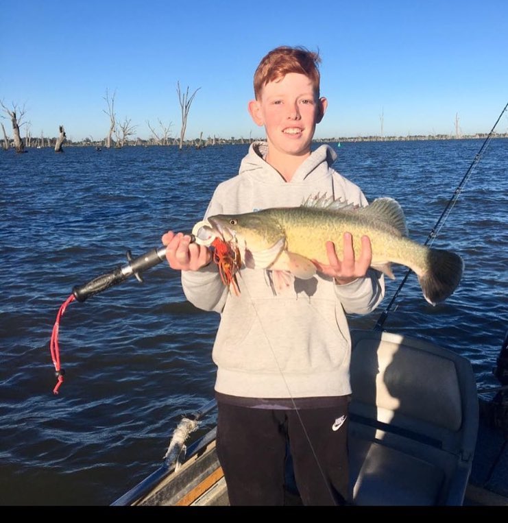 Patrick Westcott with a nice cod